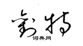 梁錦英劉特草書個性簽名怎么寫