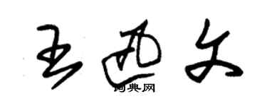 朱錫榮王迅文草書個性簽名怎么寫