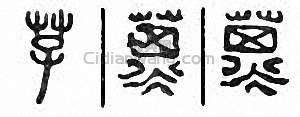 “芓”篆刻印章