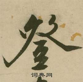 行草詩文卷中張弼的寫法