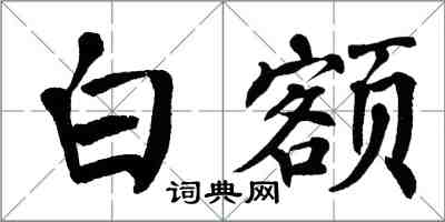 翁闓運白額楷書怎么寫