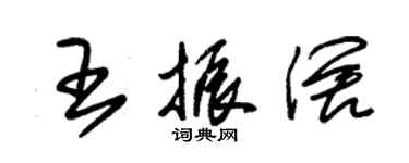 朱錫榮王振闊草書個性簽名怎么寫