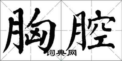 翁闓運胸腔楷書怎么寫