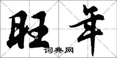 胡問遂旺年行書怎么寫