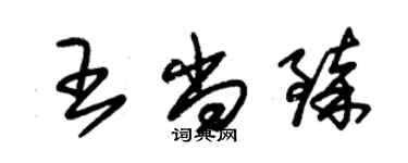 朱錫榮王尚臻草書個性簽名怎么寫