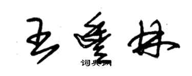 朱錫榮王豐林草書個性簽名怎么寫