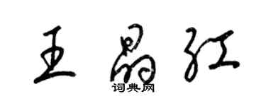 梁錦英王晶紅草書個性簽名怎么寫