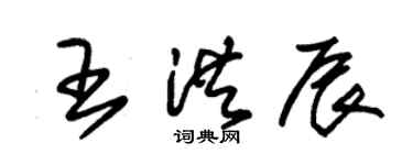 朱錫榮王洪辰草書個性簽名怎么寫