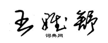 朱錫榮王雅舒草書個性簽名怎么寫