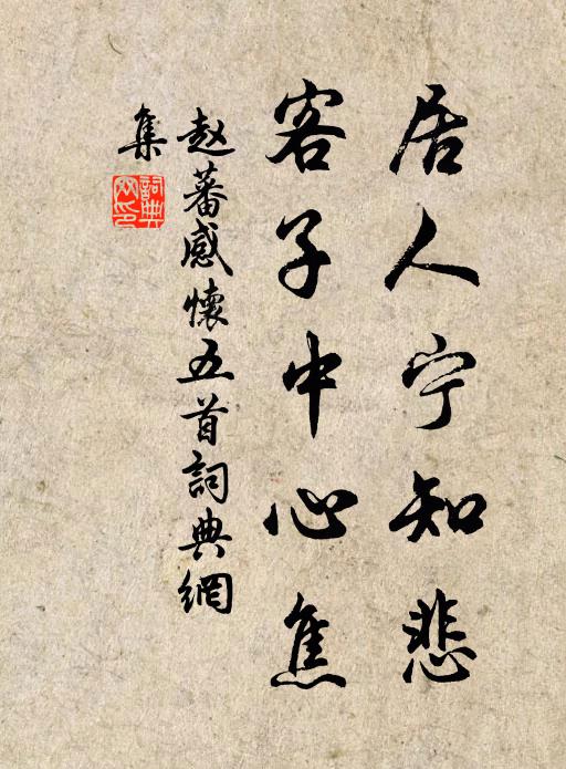 誰是庵兒,阿誰在、庵中撐柱 詩詞名句