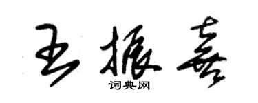 朱錫榮王振喜草書個性簽名怎么寫