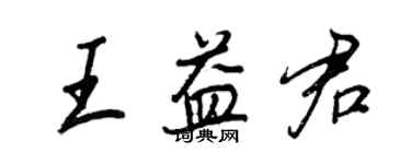 王正良王益君行書個性簽名怎么寫