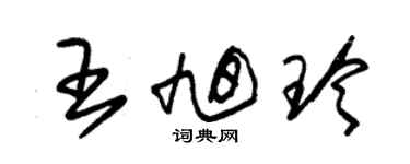 朱錫榮王旭玲草書個性簽名怎么寫