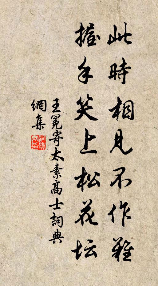 不識紫芝眉，空傳有道碑 詩詞名句