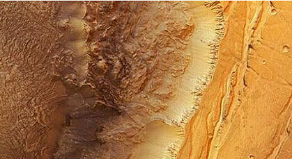 火星地下有火山隧道 或存在外星生命