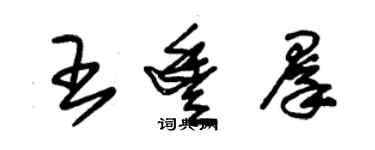 朱錫榮王豐群草書個性簽名怎么寫