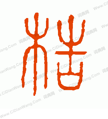 說文解字寫的梏