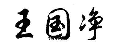 胡問遂王國淨行書個性簽名怎么寫