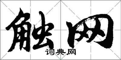 胡問遂觸網行書怎么寫