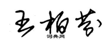 朱錫榮王柏芬草書個性簽名怎么寫