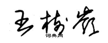 朱錫榮王樹嶺草書個性簽名怎么寫