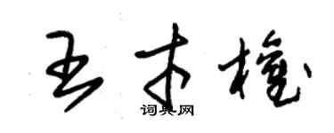 朱錫榮王才權草書個性簽名怎么寫