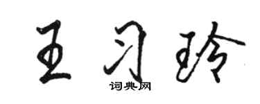 駱恆光王習玲行書個性簽名怎么寫