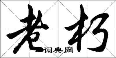 胡問遂老朽行書怎么寫