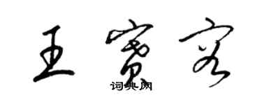 梁錦英王賽容草書個性簽名怎么寫