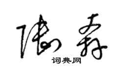 梁錦英陸奔草書個性簽名怎么寫