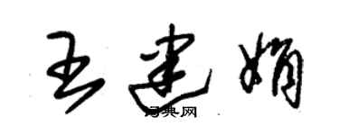 朱錫榮王建娟草書個性簽名怎么寫
