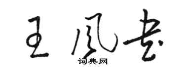駱恆光王風書草書個性簽名怎么寫