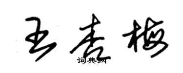 朱錫榮王杏梅草書個性簽名怎么寫