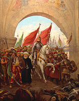 1529年9月23日蘇萊曼一世親率奧斯曼帝國軍隊圍攻維也納。_歷史上的今天