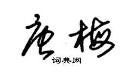 朱錫榮唐梅草書個性簽名怎么寫