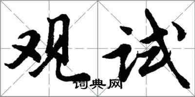 胡問遂觀試行書怎么寫