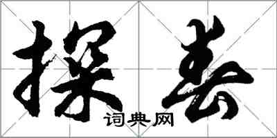 胡問遂探春行書怎么寫