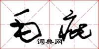 朱錫榮毛疵草書怎么寫