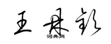 梁錦英王鼎欽草書個性簽名怎么寫