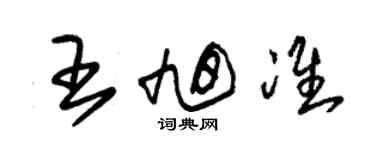 朱錫榮王旭準草書個性簽名怎么寫