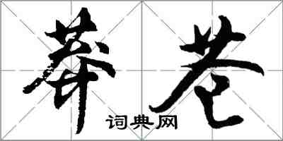 胡問遂莽蒼行書怎么寫