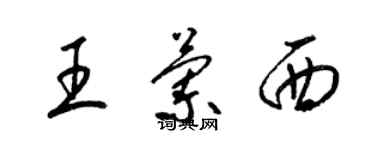 梁錦英王蘭西草書個性簽名怎么寫