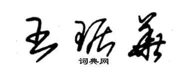 朱錫榮王琚華草書個性簽名怎么寫