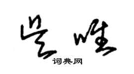 朱錫榮吳唯草書個性簽名怎么寫