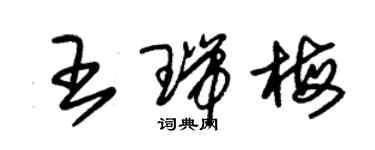 朱錫榮王瑞梅草書個性簽名怎么寫