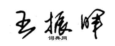 朱錫榮王振暉草書個性簽名怎么寫