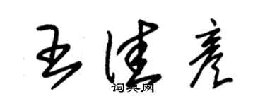 朱錫榮王佳彥草書個性簽名怎么寫