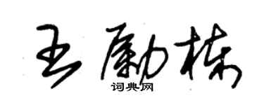 朱錫榮王勵棟草書個性簽名怎么寫
