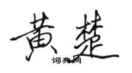 駱恆光黃楚行書個性簽名怎么寫