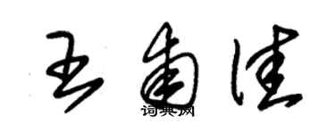 朱錫榮王甫佳草書個性簽名怎么寫